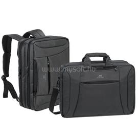RIVACASE Notebook táska, hátizsákká alakítható, 16", "Central 8290", fekete 6903855082907 small