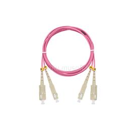 ROLINE NIKOMAX Optikai patch kábel SC-SC, MM 50/125, duplex, 2m, magenta NMF-PC2M4C2-SCU-SCU-002 small