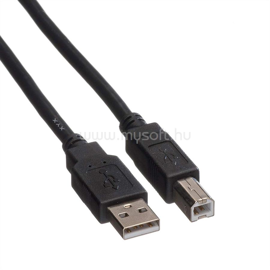 ROLINE kábel USB A-B Összekötő 3m