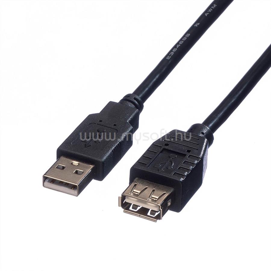 ROLINE kábel USB A-A Hosszabbító 2m