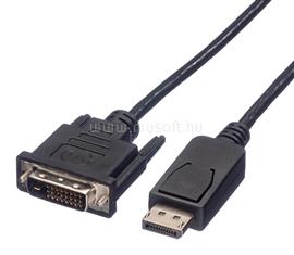 ROLINE kábel DisplayPort - DVI (24+1) M/M 1.0m 11.04.5613 small