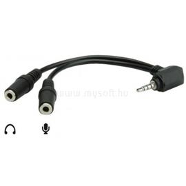 ROLINE Kábel Audio 4 pólusú 3,5mm Jack elosztó 11.09.4441-20 small