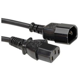 ROLINE kábel, C13 - C14, PC / Monitor, Tápkábel hosszabító 1,8m 19.08.1515 small