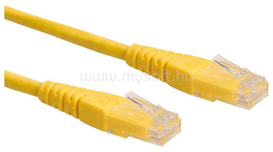 ROLINE ROLINE kábel UTP CAT6 0,3m sárga