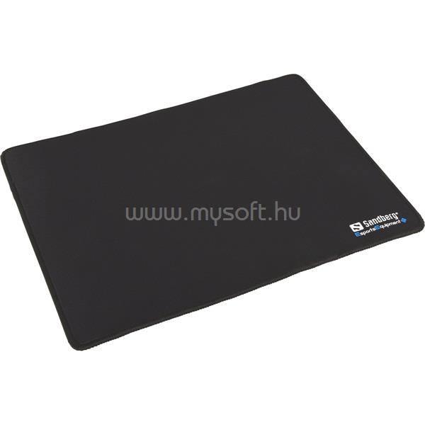 SANDBERG Egérpad - Gamer Mousepad (32x24x0.3cm; csúszásgátló alsó rész; fekete)