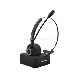 SANDBERG Bluetooth Office Headset Pro (Bluetooth 5.0; mikrofon; hangerő szabályzó; fekete) SANDBERG_126-06 small