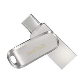 SANDISK Pen Drive 128GB USB 3.1 Gen1 Dual Drive Luxe ezüst (SDDDC4-128G-G46 / 186464) SanDisk_186464 small