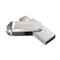 SANDISK Pen Drive 128GB USB 3.1 Gen1 Dual Drive Luxe ezüst (SDDDC4-128G-G46 / 186464) SanDisk_186464 small