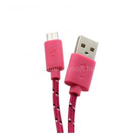 SBOX Micro USB kábel 1m - Pink SX-533472 small