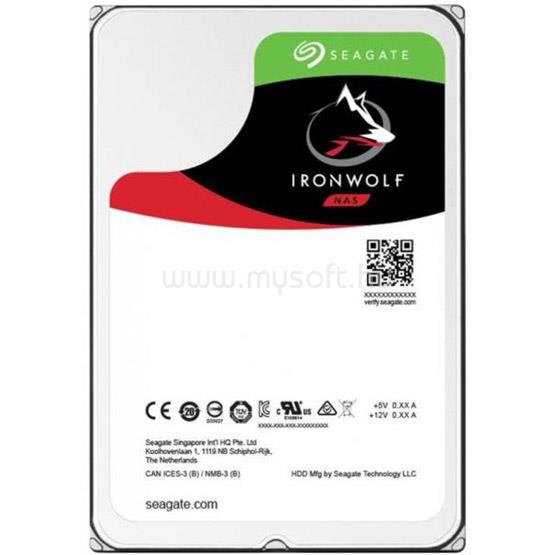 SEAGATE HDD 10TB 3,5" SATA 7200RPM 256MB IRONWOLF NAS