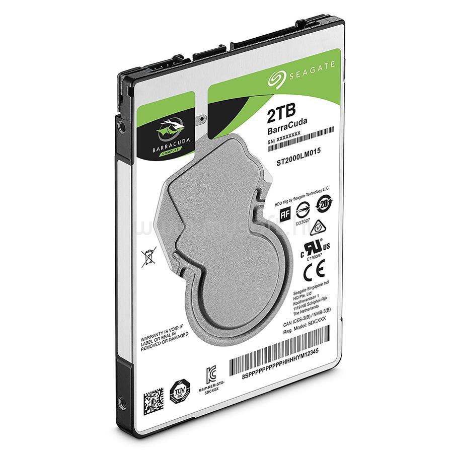 SEAGATE HDD 2TB 2.5" SATA 5400RPM 128MB 7MM BARRACUDA