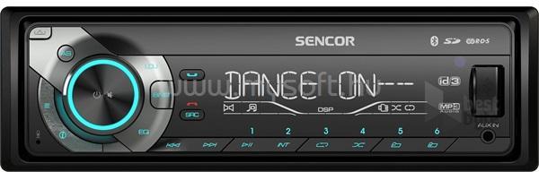 SENCOR Bluetooth/USB/SD/MP3 autóhifi fejegység