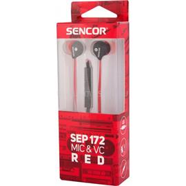 SENCOR SEP 172 piros mikrofonos fülhallgató 35052268 small