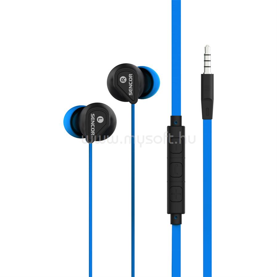 SENCOR SEP 172 kék mikrofonos fülhallgató