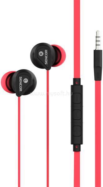SENCOR SEP 172 rózsaszín mikrofonos fülhallgató