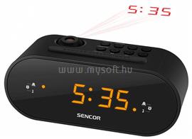 SENCOR kivetítős rádiós ébresztőóra (fekete) SRC_3100_B small