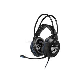 SHARKOON Fejhallgató - Skiller SGH1 (fekete; mikrofon; TRRS 3.5mm jack; hangerőszabályzó; nagy-párnás; 2.5m kábel) 4044951018284 small