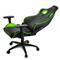 SHARKOON Gamer szék - Elbrus 2 Black/Green (állítható magasság; állítható kartámasz; műbőr; acél talp; 150kg-ig) 4044951027682 small