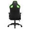 SHARKOON Gamer szék - Elbrus 2 Black/Green (állítható magasság; állítható kartámasz; műbőr; acél talp; 150kg-ig) 4044951027682 small