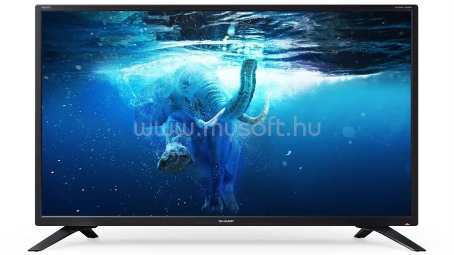 SHARP HD Ready LED TV 32", 32BC2E , 1366x768, HDMIx3/USBx2/Scart/CI Slot, HARMANK KARDON , SMART
