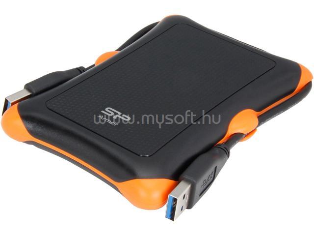 SILICON POWER HDD 2TB 2,5" USB3.0 Armor A30 ütésálló (Fekete)