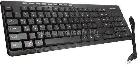 SILVERLINE KB-MM818 vezetékes billentyűzet (magyar, fekete)