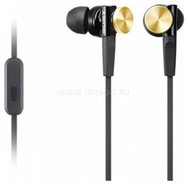 SONY MDRXB70APN Extra Bass fekete-arany mikrofonos fülhallgató MDRXB70APN small