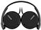 SONY MDR-ZX110 vezetékes fejhallgató SZTEREO 3.5mm jack, összehajtható, FEKETE MDRZX110B small