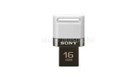 SONY Micro Vault Pendrive 16GB USB3.0+MicroUSB (fehér) USM16SA3W small