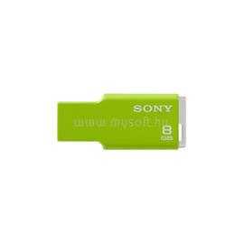 SONY Micro Vault Pendrive 8GB USB2.0 (zöld) USM8GMG small