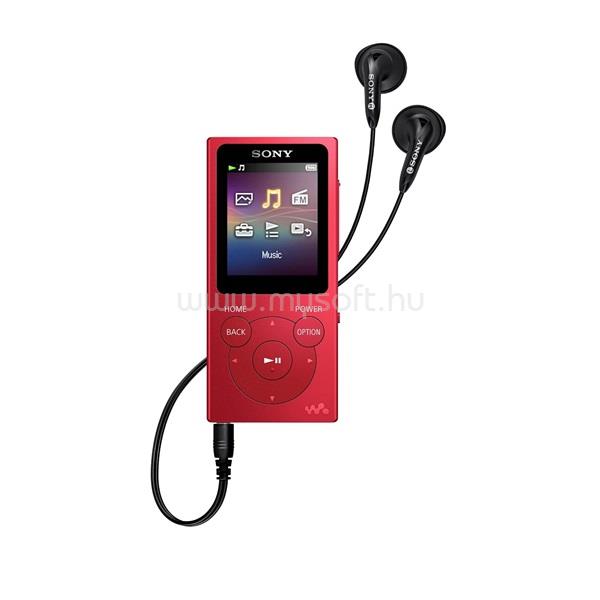 SONY NWE394R.CEW piros MP3 lejátszó