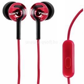 SONY piros mikrofonos fülhallgató MDREX110APR.CE7 small