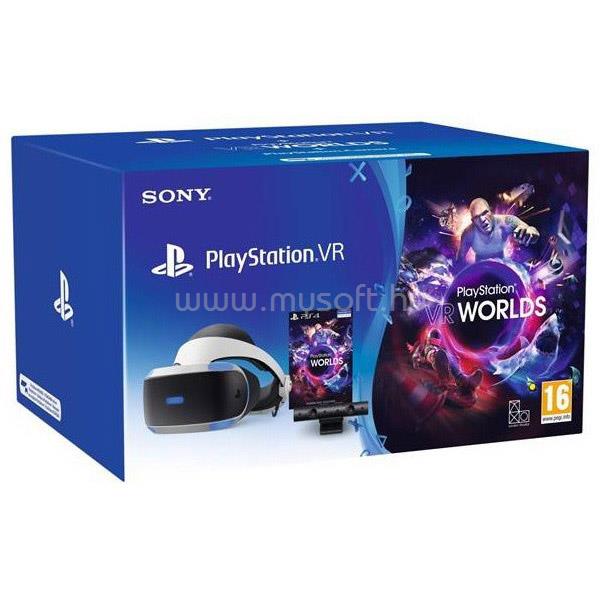SONY PS4 Kiegészítő VR MK4 + Kamera V2 + VR Worlds