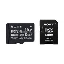 SONY 16GB SD micro (SDHC Class 10) memória kártya adapterrel SR16UYA small
