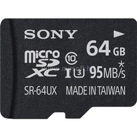 SONY microSDXC 64GB UHS-I U3 memóriakártya + adapter SR64UXA small