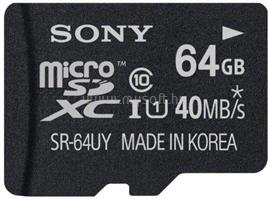 SONY 64GB SD micro (SDXC Class 10) memória kártya adapterrel SR64UYA small