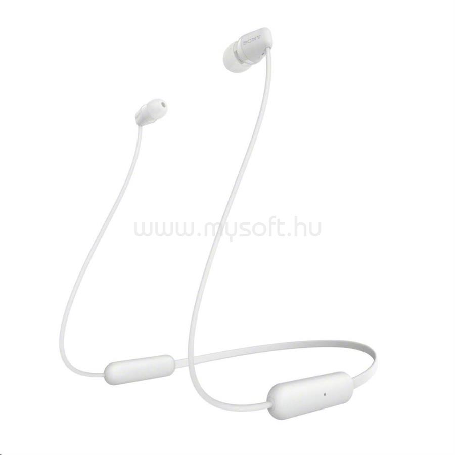 SONY WIC200W fehér Bluetooth fülhallgató headset