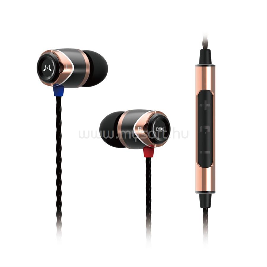 SOUNDMAGIC SM-E10C-03 In-Ear fekete-arany fülhallgató headset