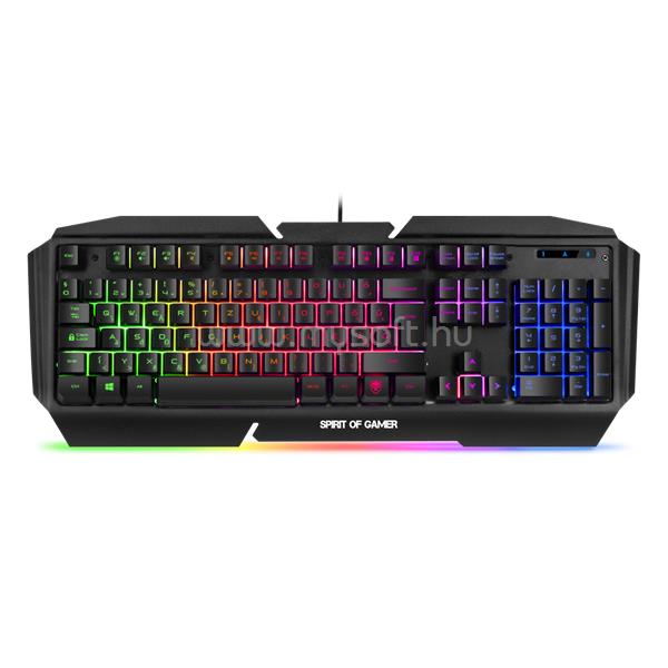 SPIRIT OF GAMER PRO-K5 vezetékes billentyűzet (magyar, fekete)