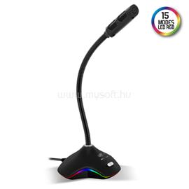 SPIRIT OF GAMER Mikrofon - EKO 300 (RGB. USB csatlakozó, 150cm kábel, fekete) SPIRIT_OF_GAMER_MIC-EKO300 small