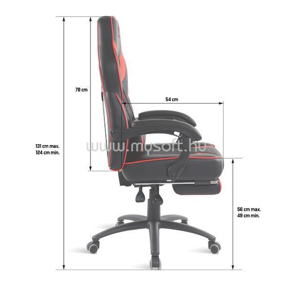 SPIRIT OF GAMER MUSTANG Red (állítható dőlés/magasság; kihajtható lábtartó; max.120kg-ig, fekete-piros) szék [BEMUTATÓ DARAB] SPIRIT_OF_GAMER_SOG-GCMRE_B01 large