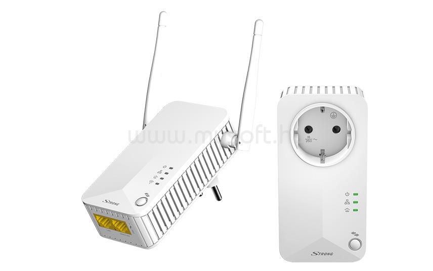 Strong 500 mbps wifi powerline adapter kit plcw500 jeler s t 