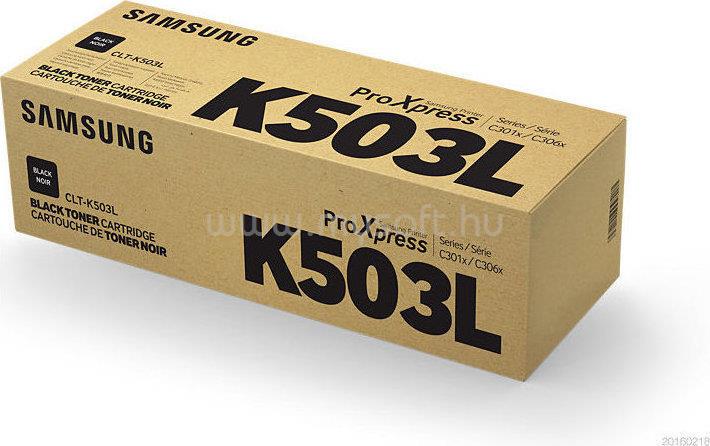 SAMSUNG Toner CLT-K503L Fekete 8 000 oldal