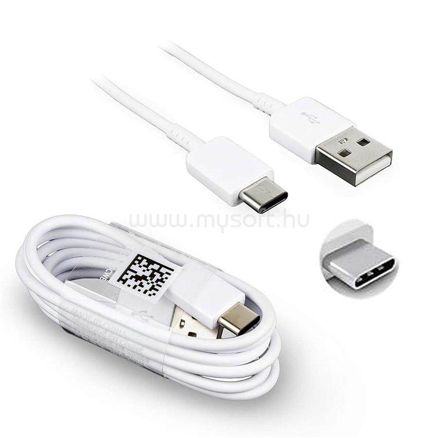 SAMSUNG adatátvitel adatkábel USB - Type-C, 120cm, FEHÉR