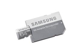 SAMSUNG Memóriakártya MicroSDXC PRO 64GB CLASS 10, UHS-1 + Adapter MB-MG64DA/EU small