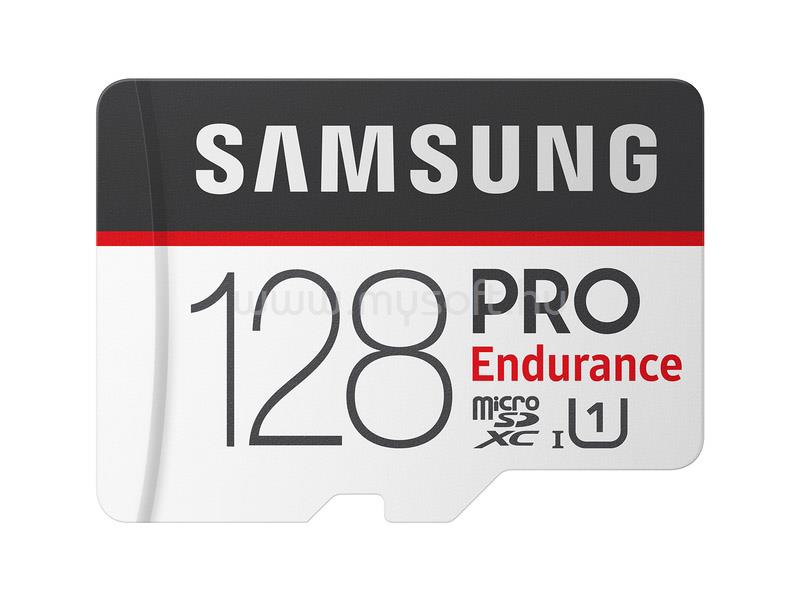 SAMSUNG PROEndurance MicroSDHC memóriakártya 128GB. Class10, UHS-1 + adapter