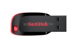 SANDISK Cruzer Blade Pendrive 16GB USB2.0 (piros-fekete) 104336 small