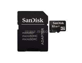 SANDISK microSDHC 32GB Class 4 memóriakártya + SD adapter 108097 small