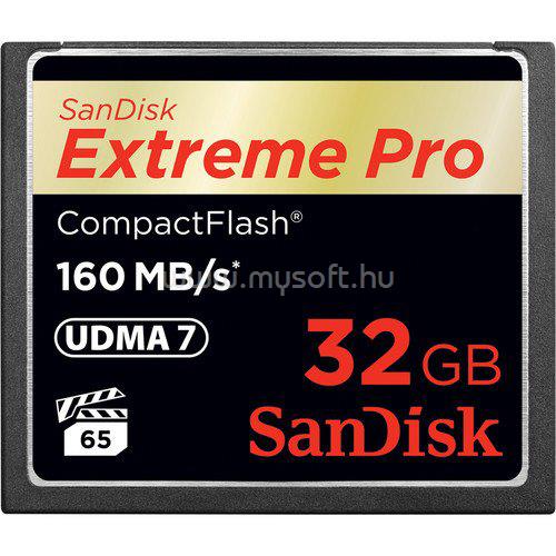 SANDISK Extreme Pro Compact Flash CF memóriakártya 32GB