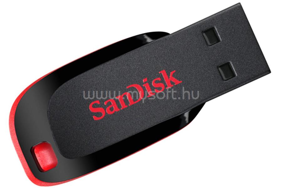 SANDISK Cruzer Blade Pendrive 128GB USB2.0 Cruzer Blade (fekete-piros)